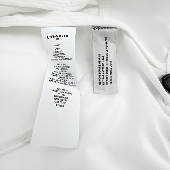 COACH 1941 Western Windbreaker in White M - Picture 9 of 12